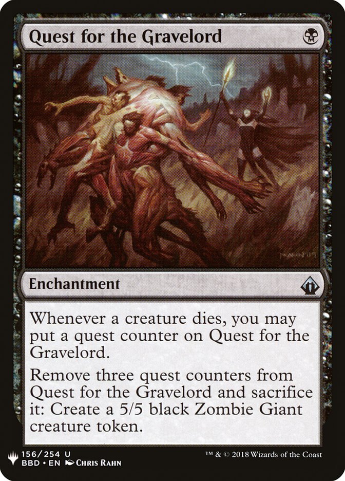 Quest for the Gravelord [Mystery Booster] | Cards and Coasters CA