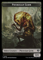 Eldrazi Spawn // Phyrexian Germ Double-Sided Token [Commander Masters Tokens] | Cards and Coasters CA