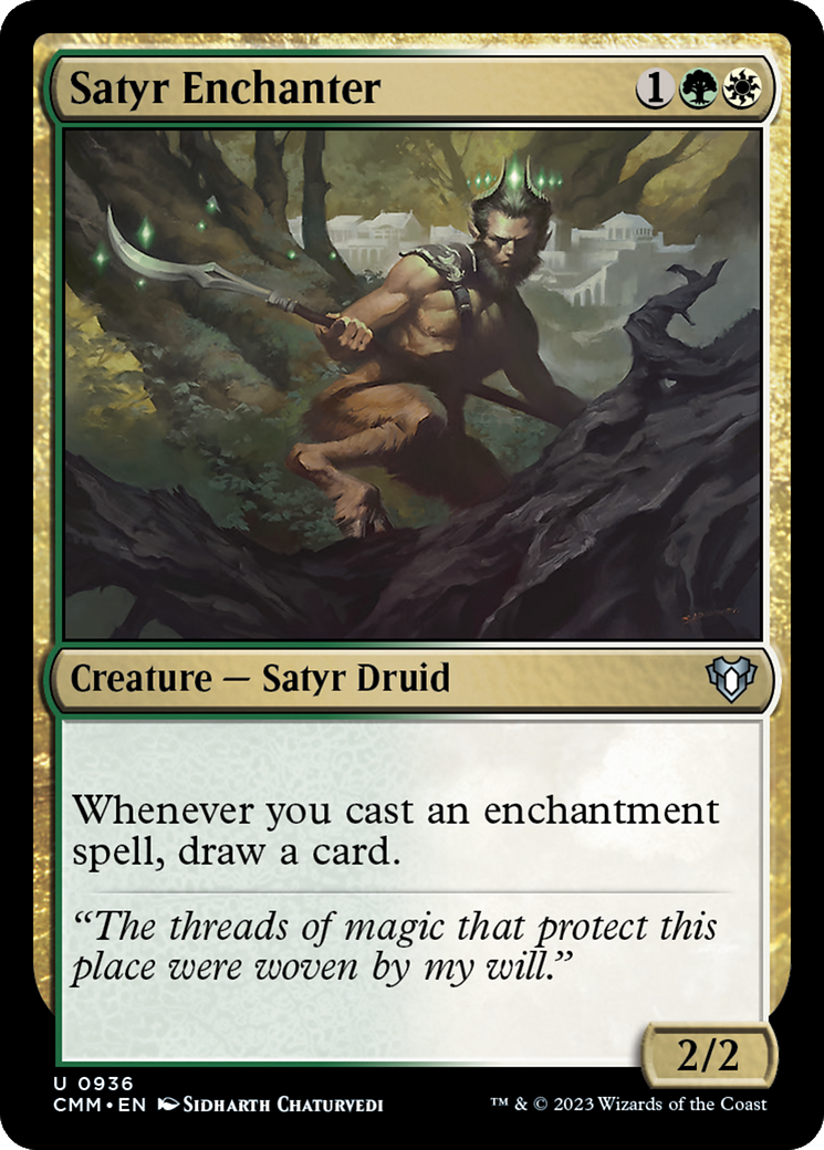 Satyr Enchanter [Commander Masters] | Cards and Coasters CA