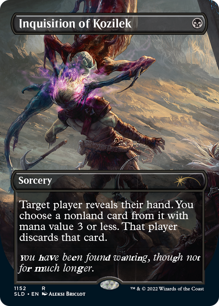 Inquisition of Kozilek (Borderless) [Secret Lair Drop Series] | Cards and Coasters CA