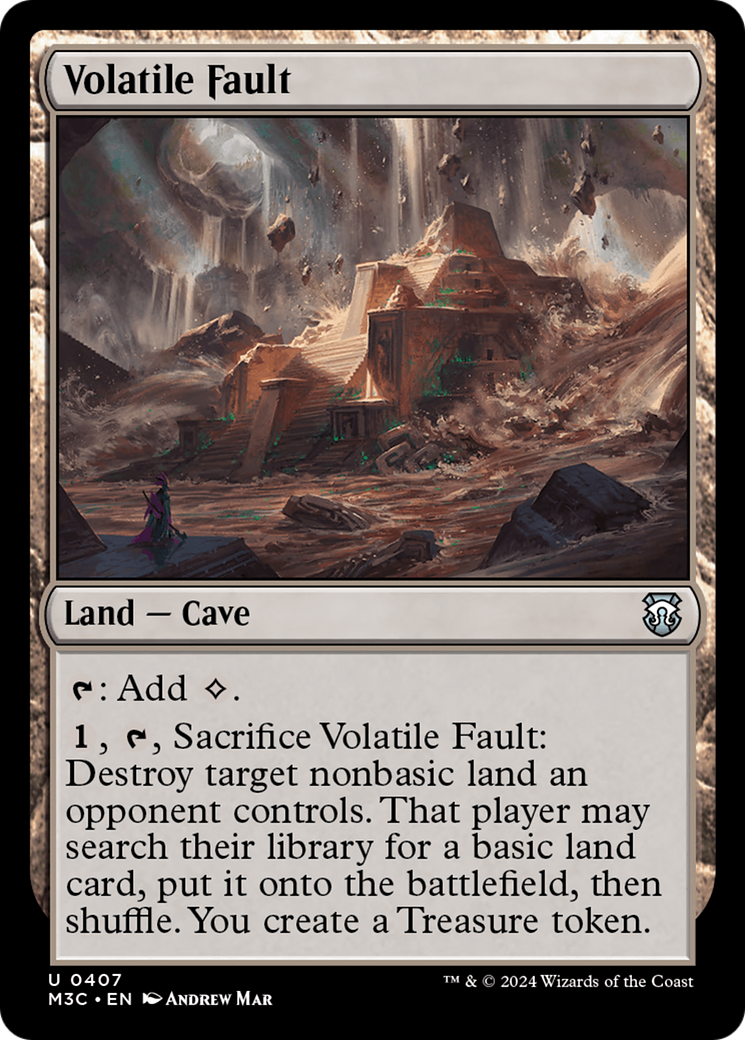 Volatile Fault (Ripple Foil) [Modern Horizons 3 Commander] | Cards and Coasters CA
