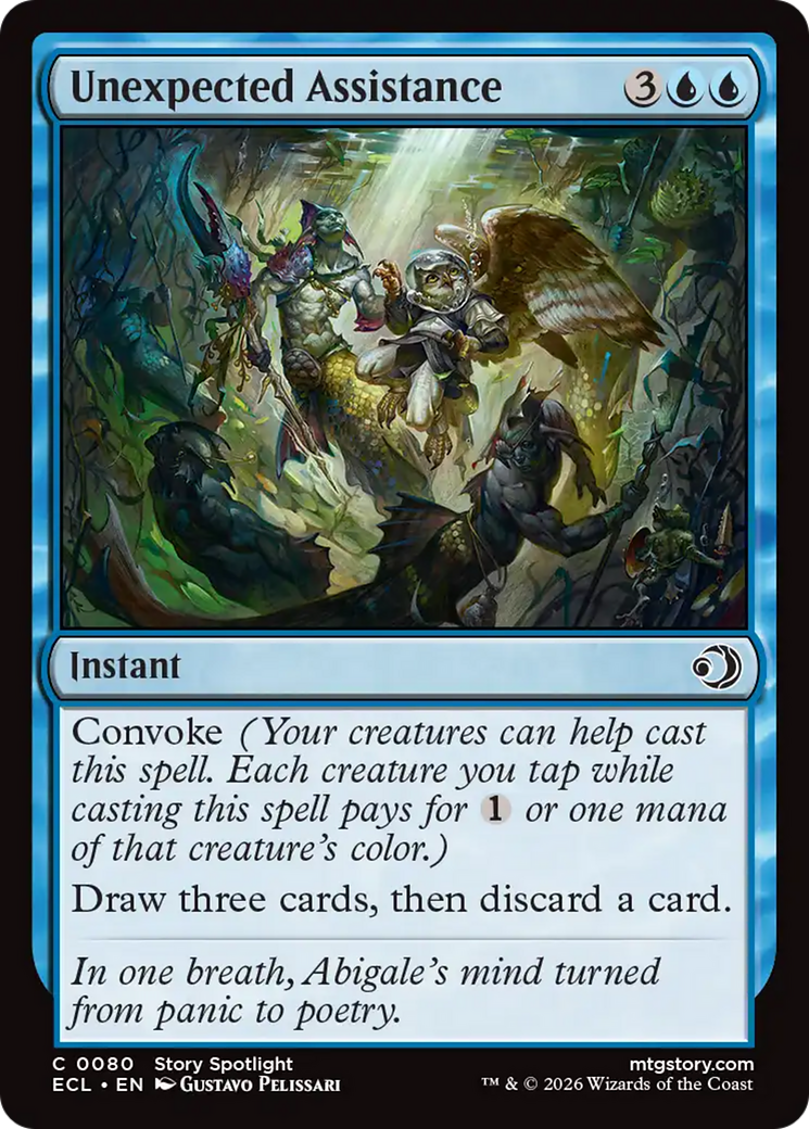 Unexpected Assistance [Lorwyn Eclipsed] | Cards and Coasters CA