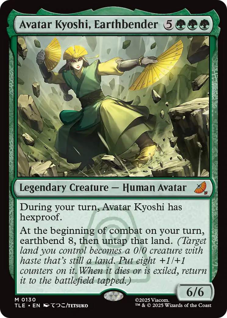 Avatar Kyoshi, Earthbender [Avatar: The Last Airbender: Eternal-Legal] | Cards and Coasters CA