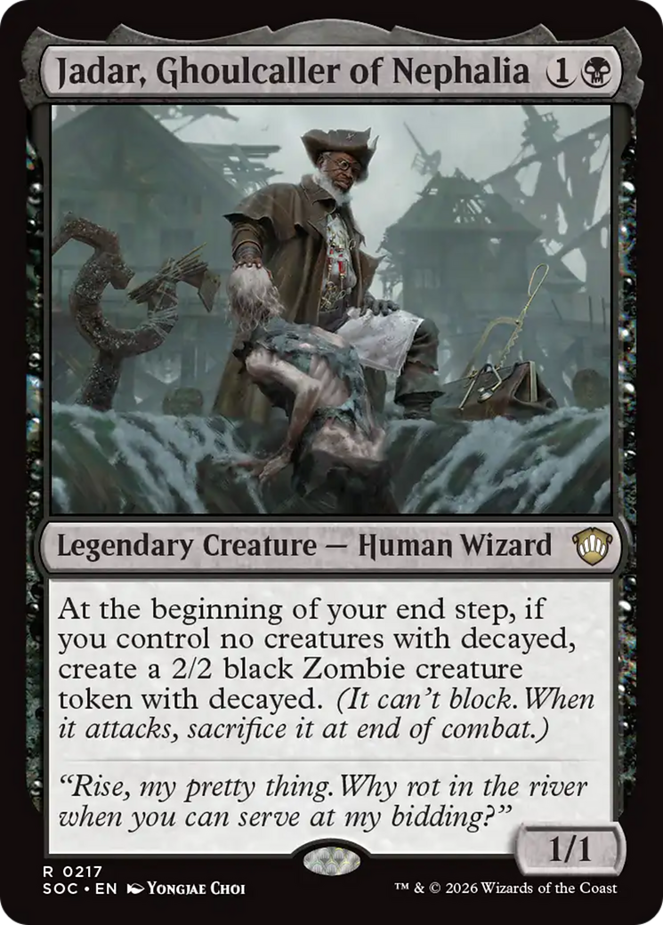 Jadar, Ghoulcaller of Nephalia [Secrets of Strixhaven Commander] | Cards and Coasters CA