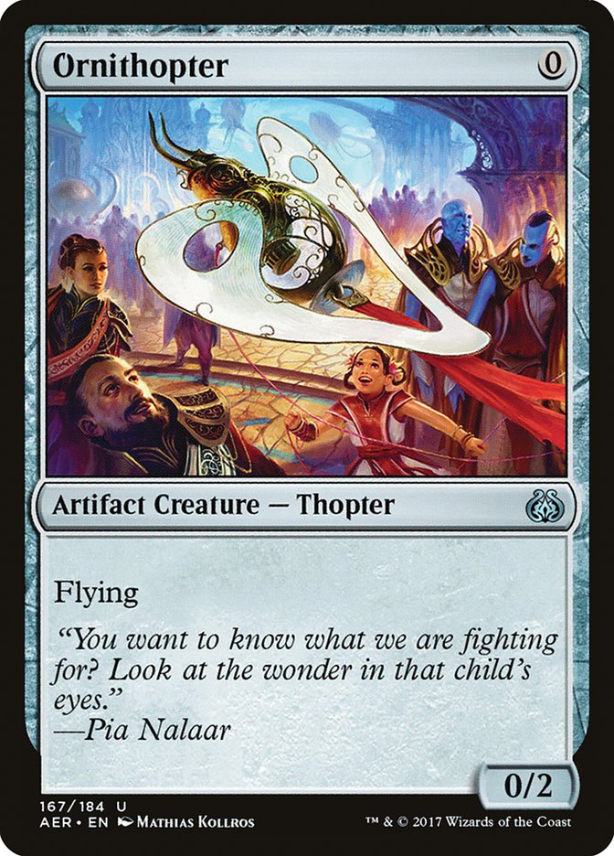 Ornithopter [Aether Revolt] | Cards and Coasters CA