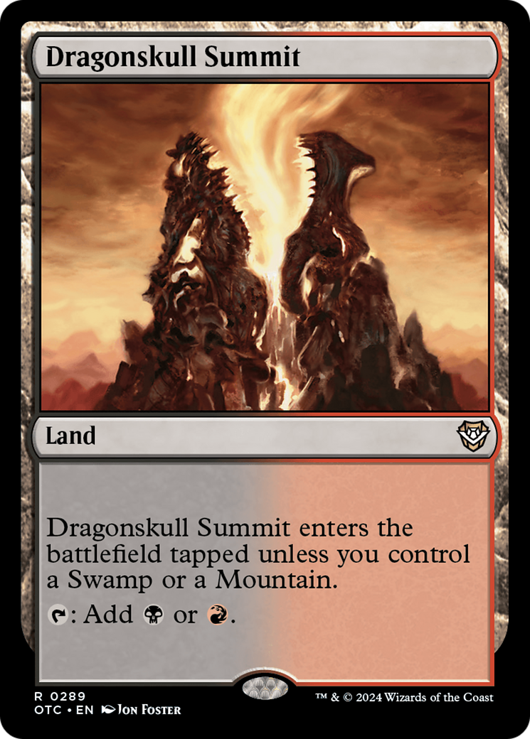 Dragonskull Summit [Outlaws of Thunder Junction Commander] | Cards and Coasters CA