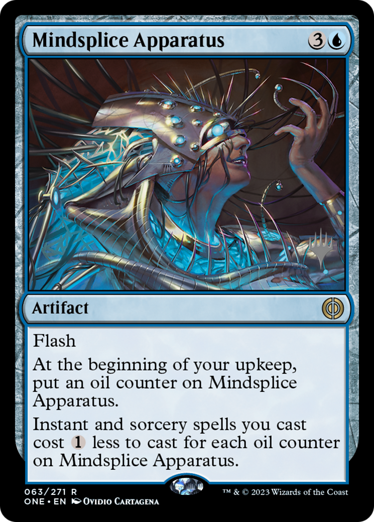 Mindsplice Apparatus (Promo Pack) [Phyrexia: All Will Be One Promos] | Cards and Coasters CA