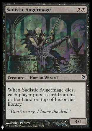 Sadistic Augermage [The List] | Cards and Coasters CA