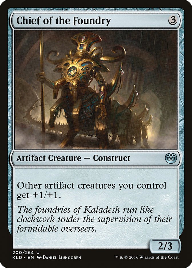 Chief of the Foundry [Kaladesh] | Cards and Coasters CA