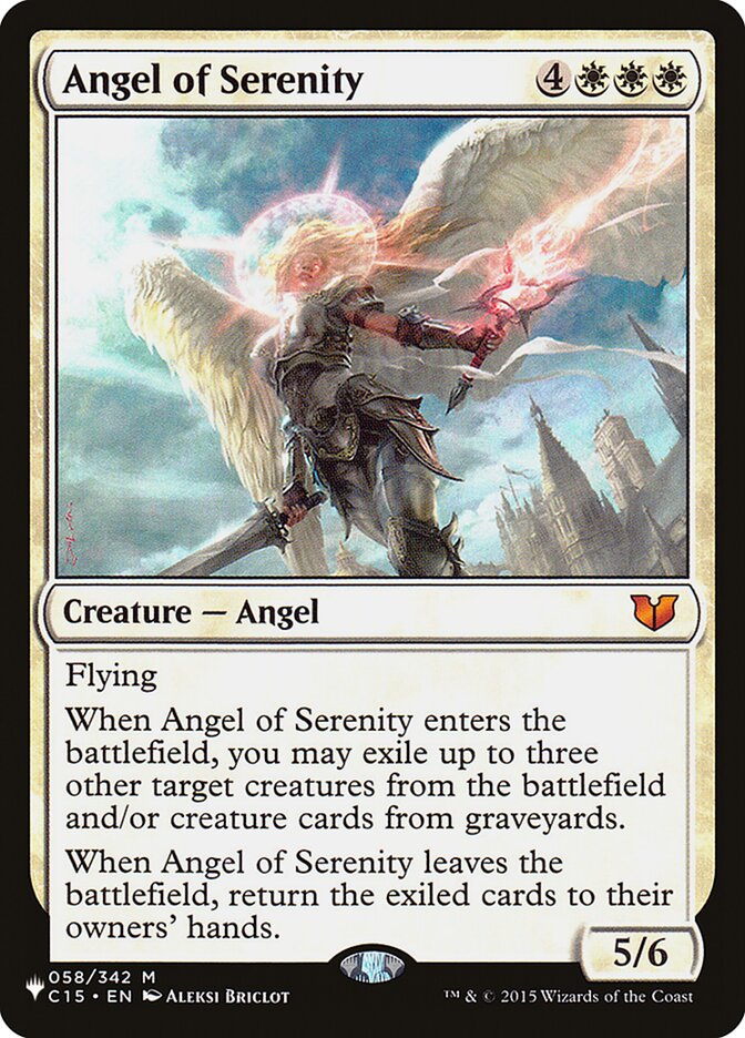 Angel of Serenity [The List] | Cards and Coasters CA