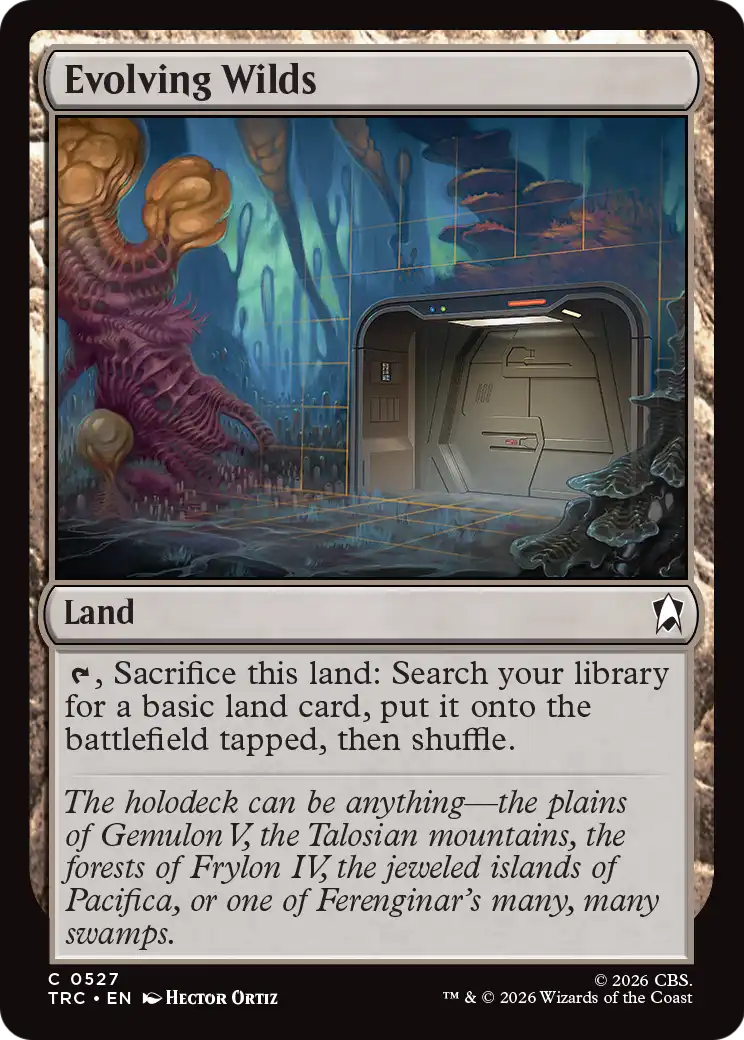 Evolving Wilds (Surge Foil) [Star Trek Commander] | Cards and Coasters CA