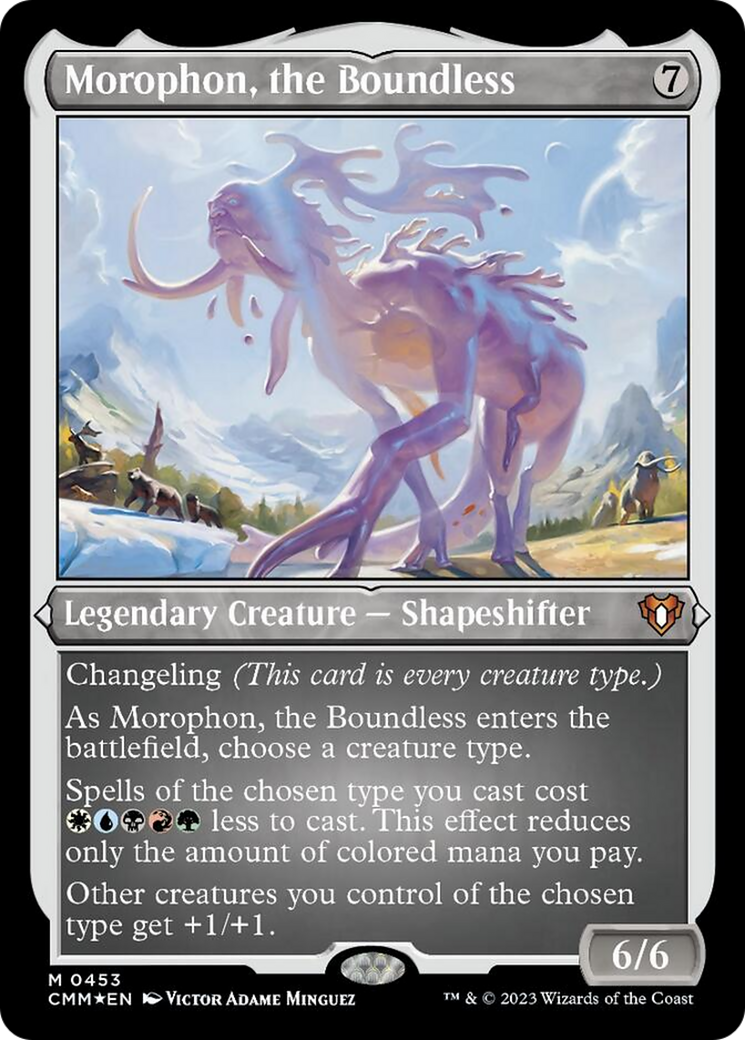 Morophon, the Boundless (Foil Etched) [Commander Masters] | Cards and Coasters CA