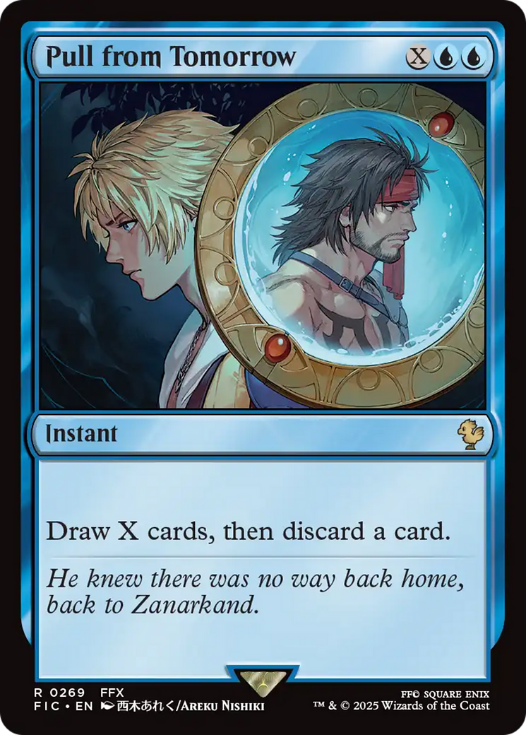 Pull from Tomorrow [FINAL FANTASY Commander] | Cards and Coasters CA