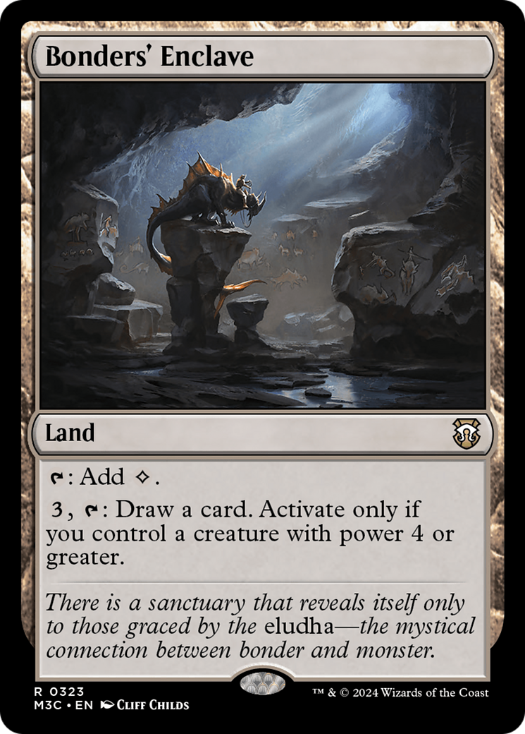 Bonders' Enclave (Ripple Foil) [Modern Horizons 3 Commander] | Cards and Coasters CA