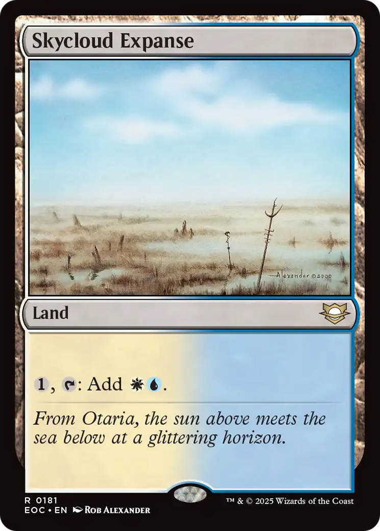 Skycloud Expanse [Edge of Eternities Commander] | Cards and Coasters CA