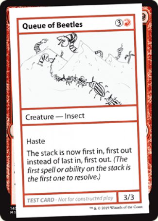 Queue of Beetles (2021 Edition) [Mystery Booster Playtest Cards] | Cards and Coasters CA