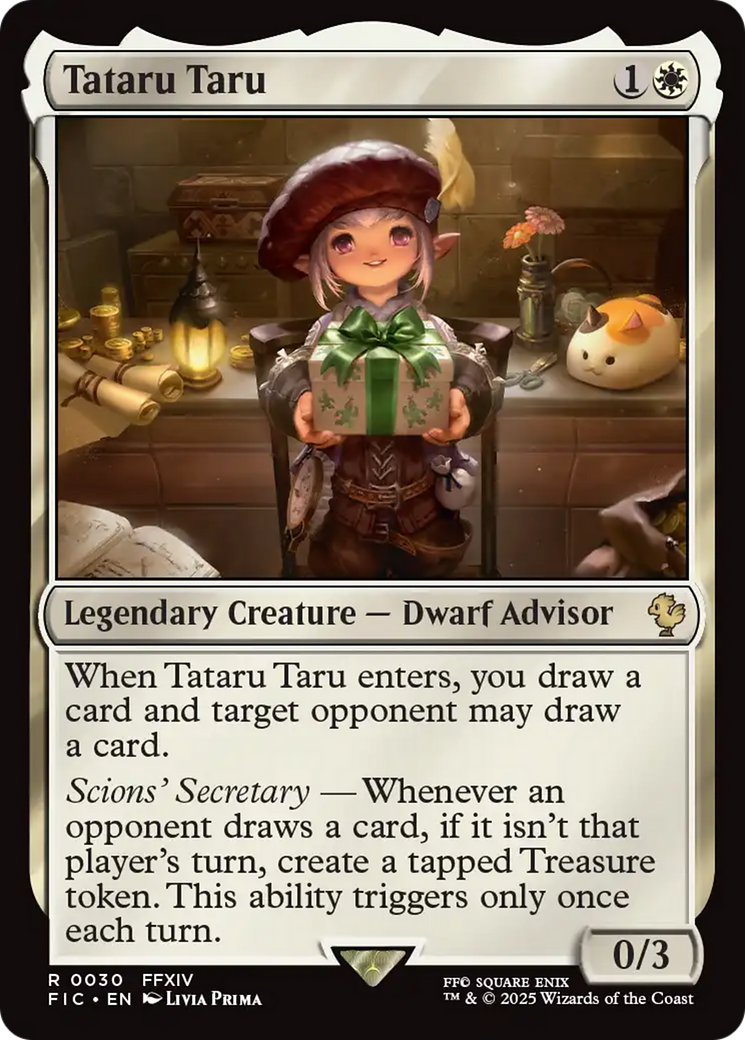 Tataru Taru [FINAL FANTASY Commander] | Cards and Coasters CA