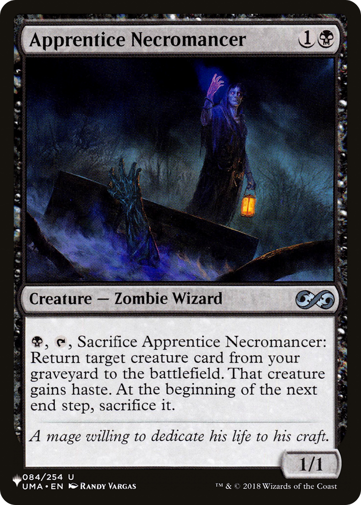 Apprentice Necromancer [The List] | Cards and Coasters CA