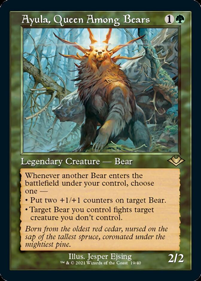 Ayula, Queen Among Bears (Retro) [Modern Horizons] | Cards and Coasters CA