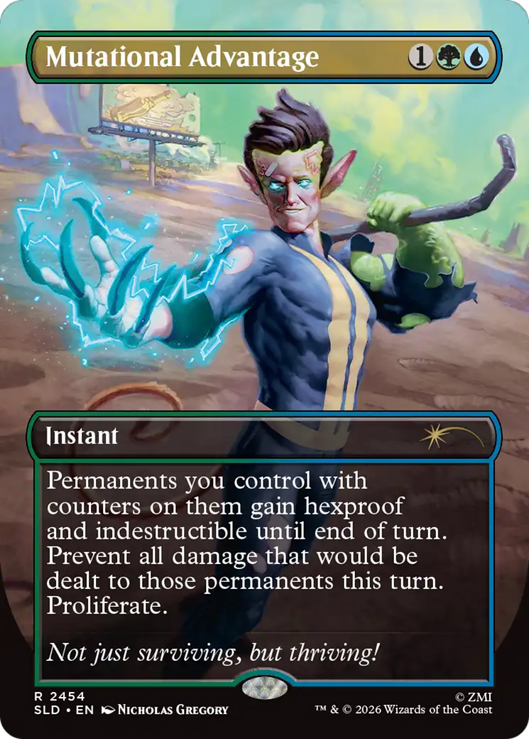Mutational Advantage [Secret Lair Drop Series] | Cards and Coasters CA