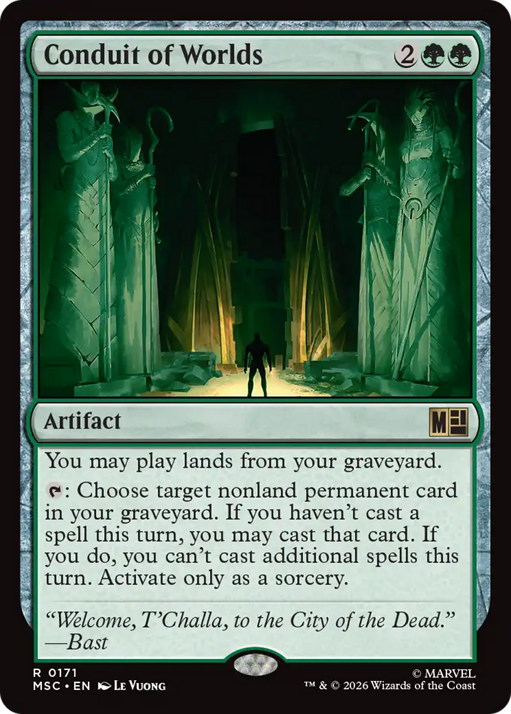 Conduit of Worlds (Surge Foil) [Marvel Super Heroes Commander] | Cards and Coasters CA