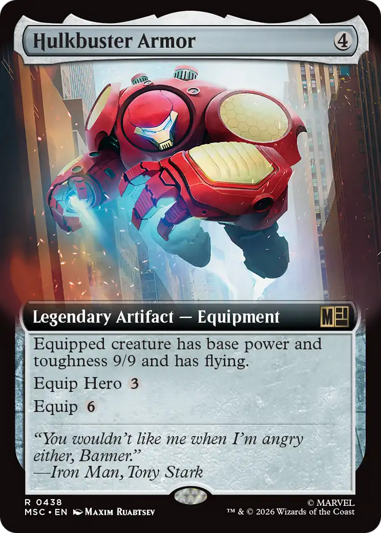Hulkbuster Armor (Extended Art) [Marvel Super Heroes Commander] | Cards and Coasters CA