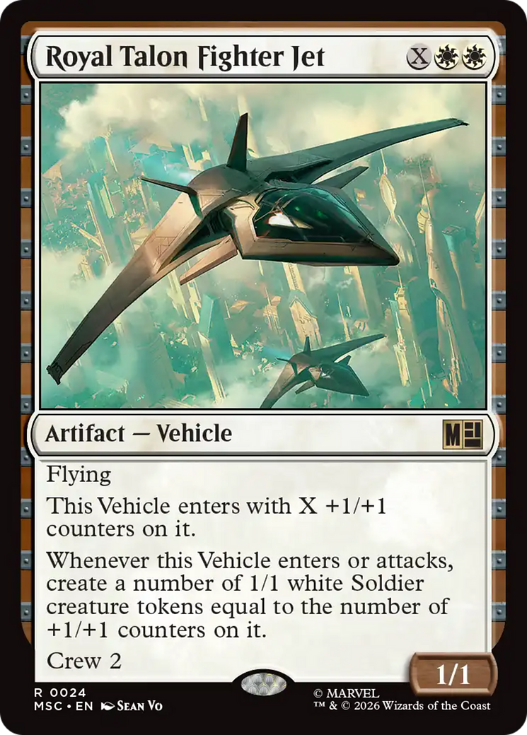 Royal Talon Fighter Jet (Surge Foil) [Marvel Super Heroes Commander] | Cards and Coasters CA