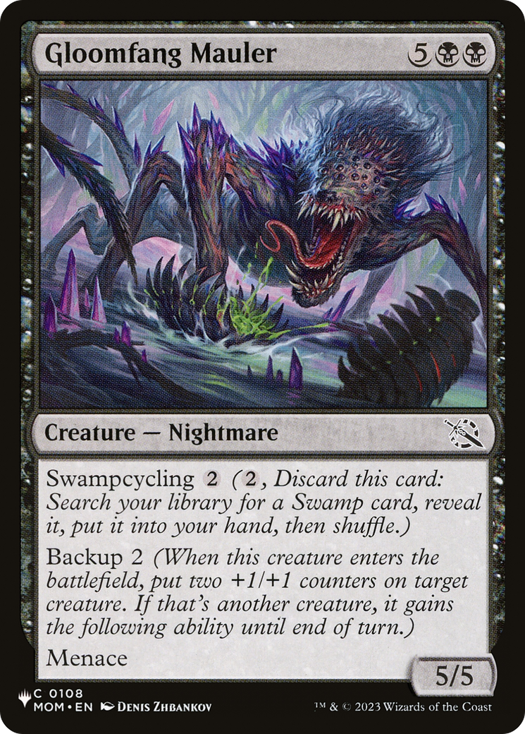 Gloomfang Mauler [The List Reprints] | Cards and Coasters CA