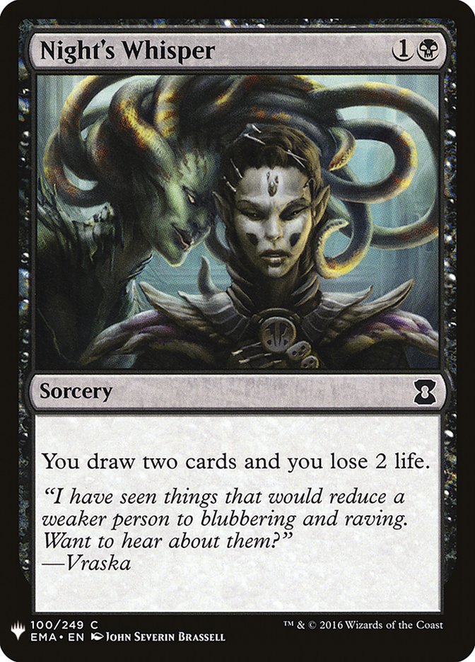 Night's Whisper [Mystery Booster] | Cards and Coasters CA