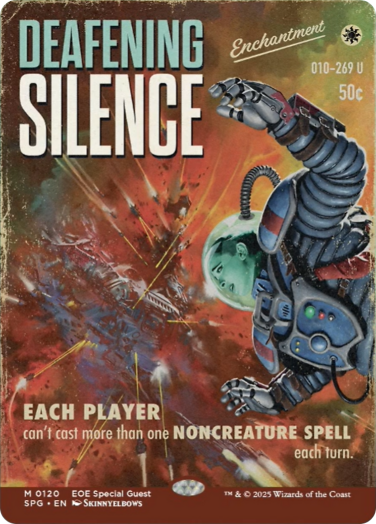 Deafening Silence (Showcase) [Edge of Eternities Special Guests] | Cards and Coasters CA