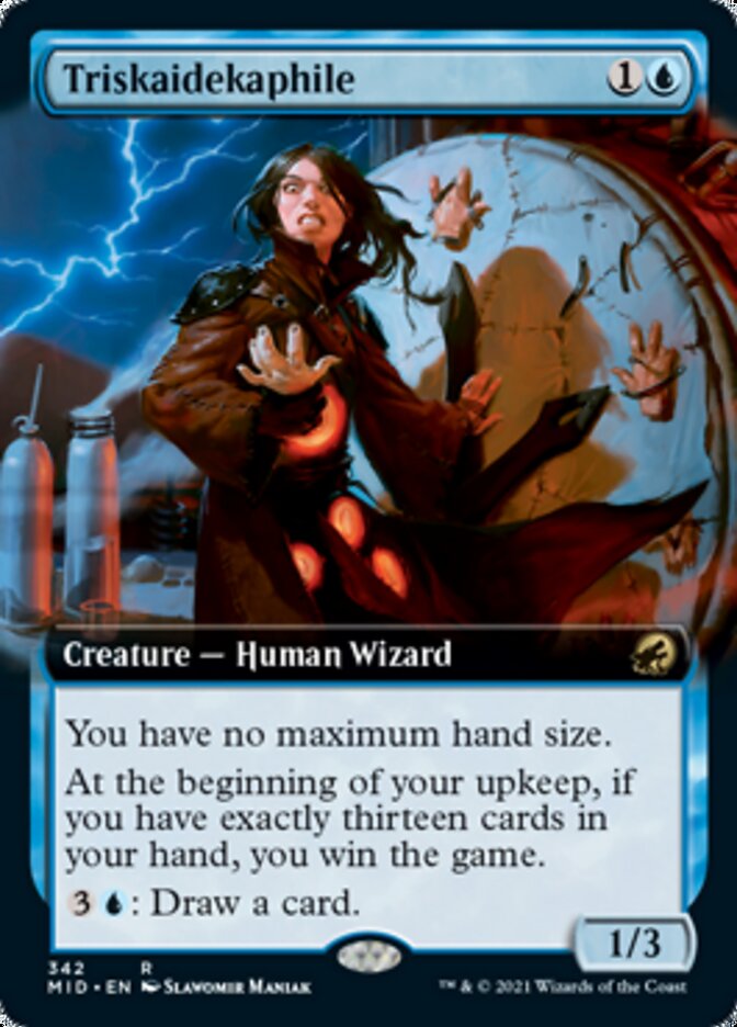 Triskaidekaphile (Extended Art) [Innistrad: Midnight Hunt] | Cards and Coasters CA