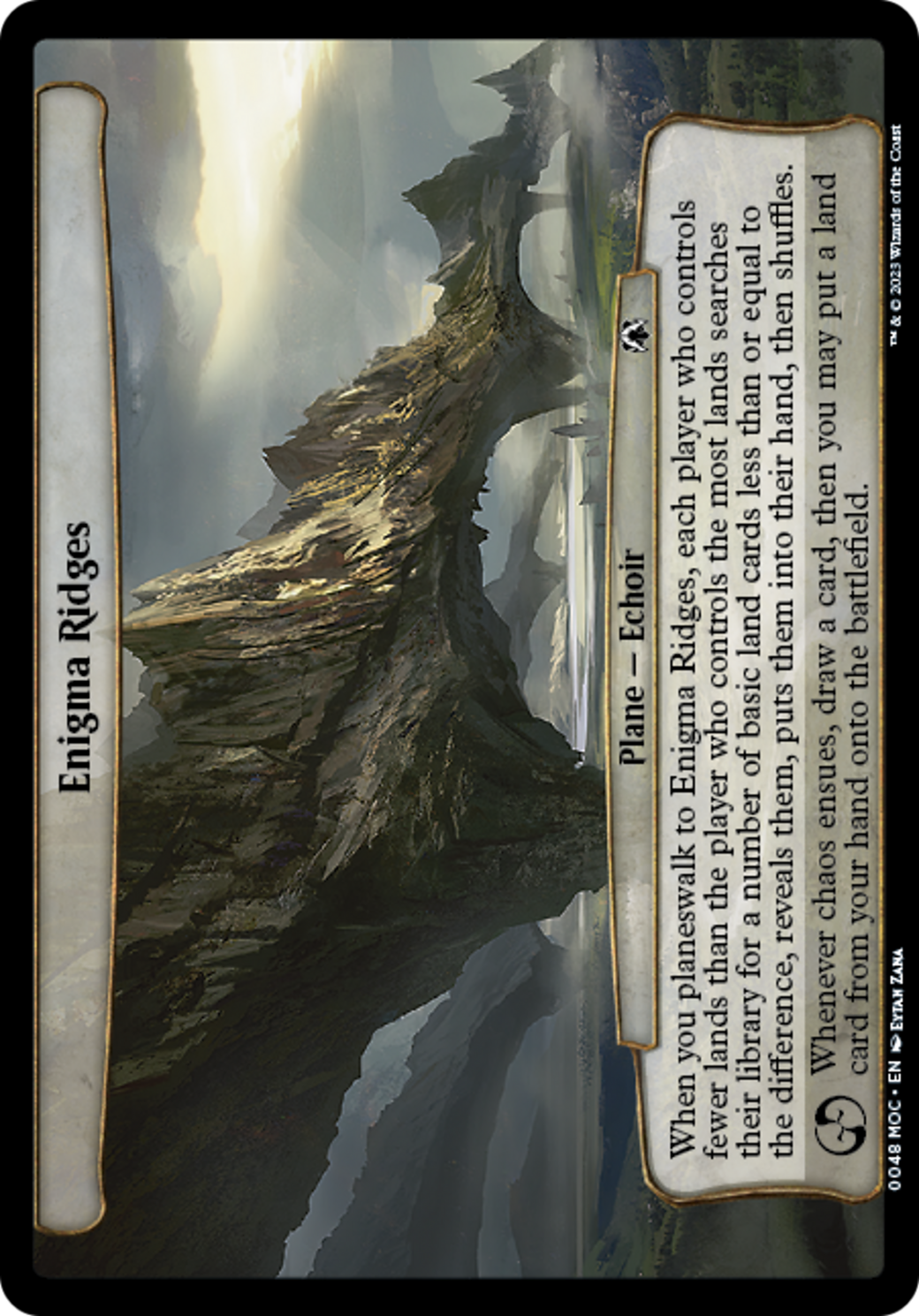 Enigma Ridges [March of the Machine Commander] | Cards and Coasters CA