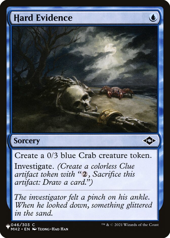 Hard Evidence [The List] | Cards and Coasters CA