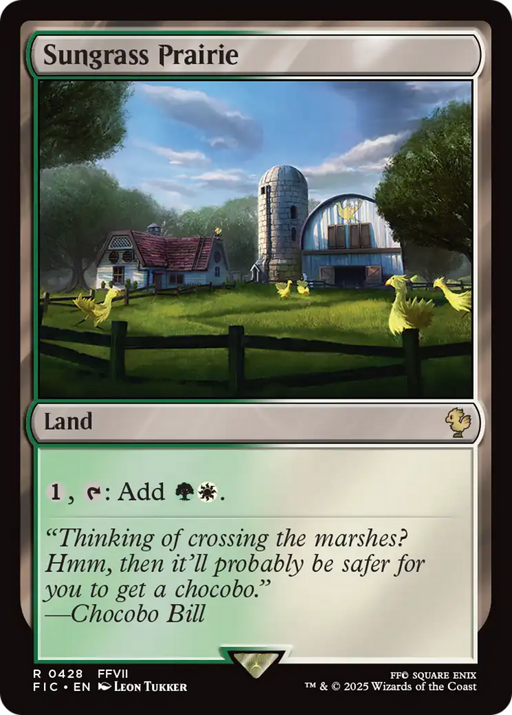 Sungrass Prairie [FINAL FANTASY Commander] | Cards and Coasters CA
