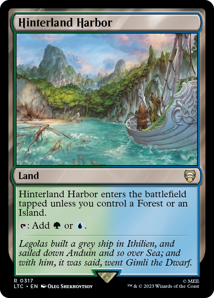 Hinterland Harbor [The Lord of the Rings: Tales of Middle-Earth Commander] | Cards and Coasters CA