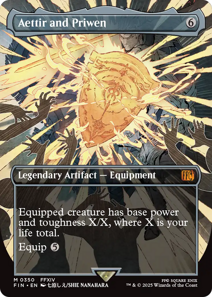 Aettir and Priwen (Borderless) [FINAL FANTASY] | Cards and Coasters CA