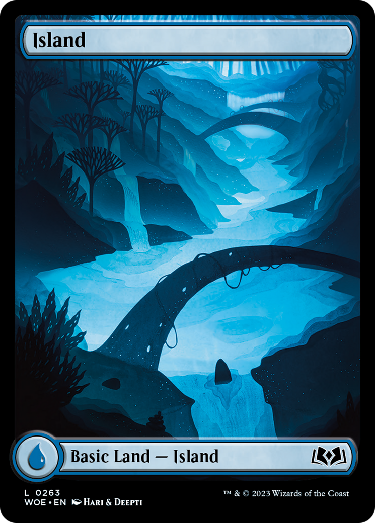 Island (263) (Full-Art) [Wilds of Eldraine] | Cards and Coasters CA