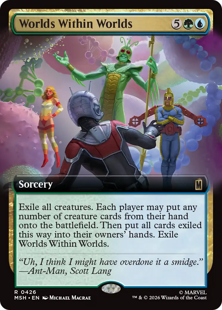 Worlds Within Worlds (Extended Art) [Marvel Super Heroes] | Cards and Coasters CA