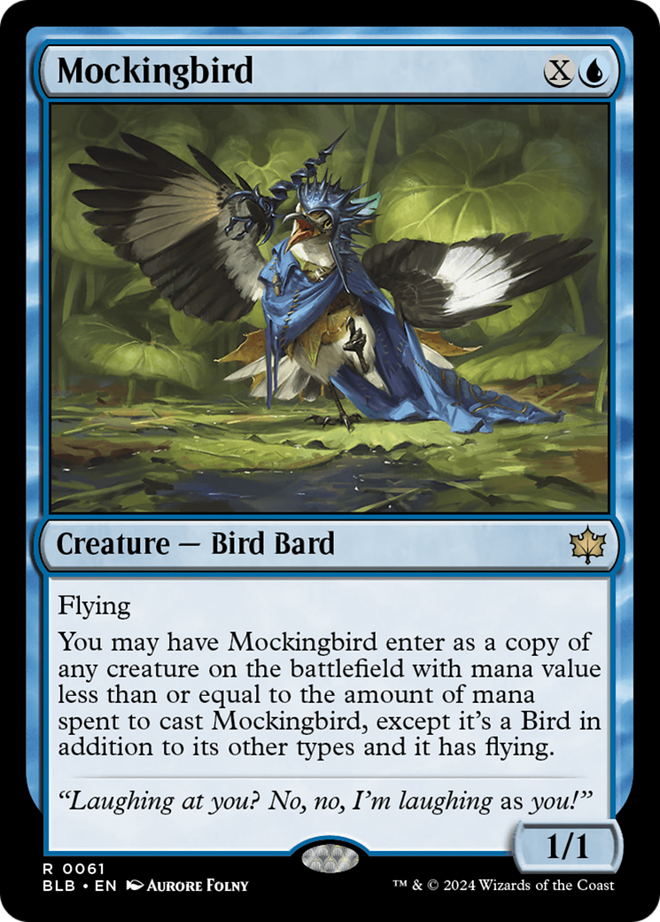 Mockingbird [Bloomburrow] | Cards and Coasters CA