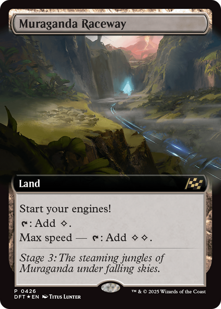 Muraganda Raceway (0426) (Extended Art) [Aetherdrift] | Cards and Coasters CA