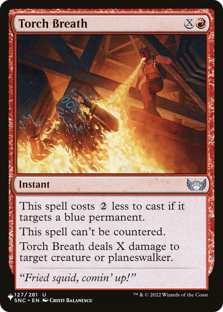 Torch Breath [The List Reprints] | Cards and Coasters CA