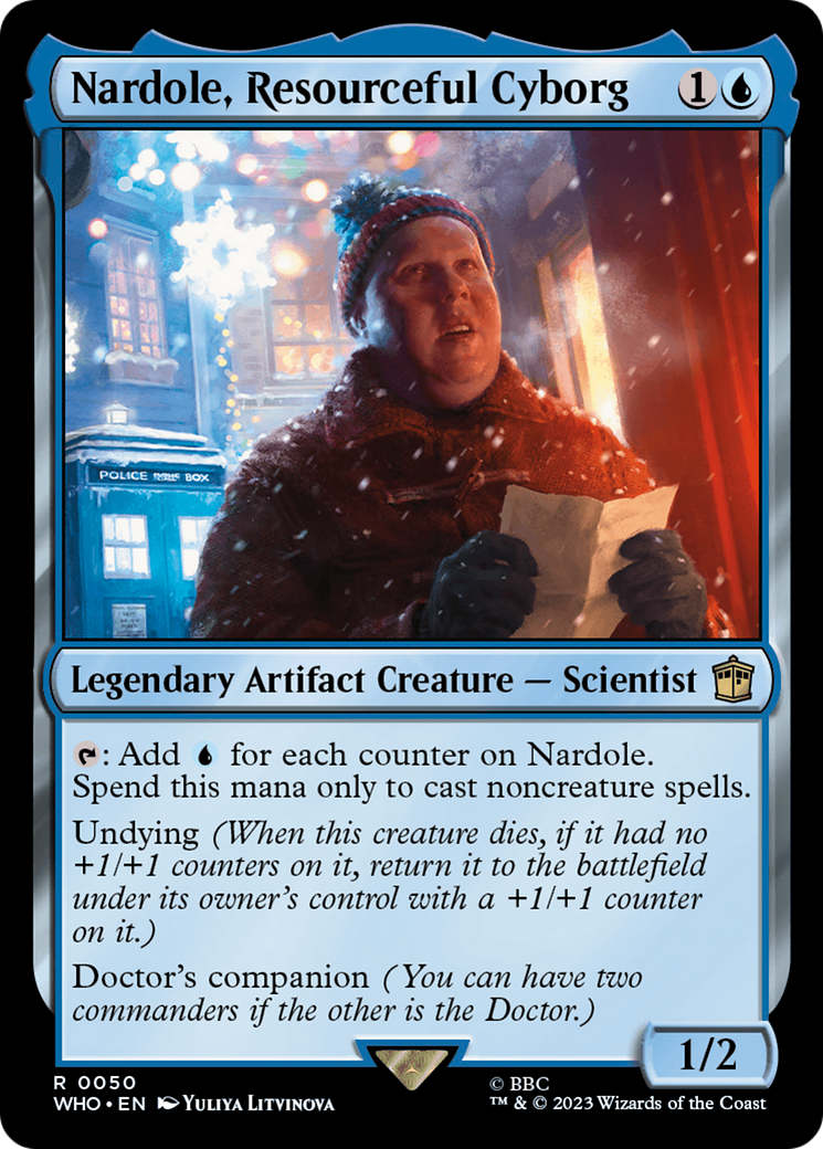 Nardole, Resourceful Cyborg [Doctor Who] | Cards and Coasters CA