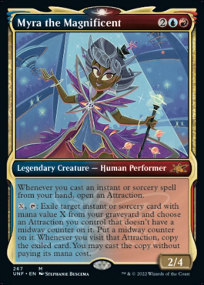 Myra the Magnificent (Showcase) [Unfinity] | Cards and Coasters CA