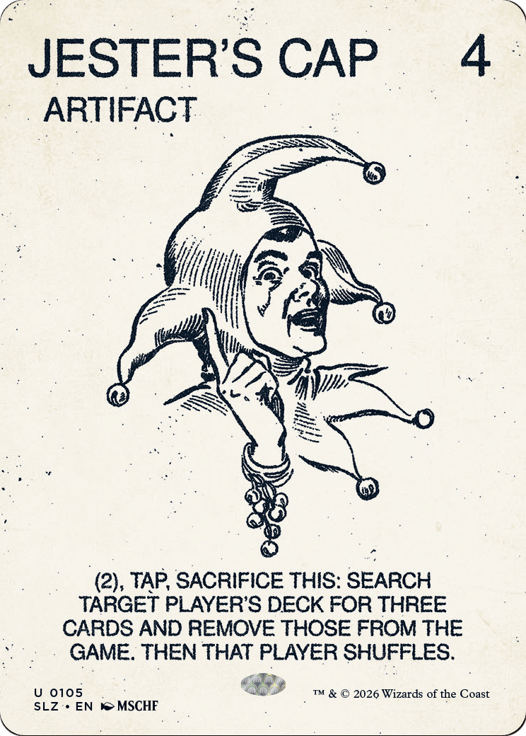 Jester's Cap (0105) [Secret Lair x MSCHF: The Zeta Set] | Cards and Coasters CA