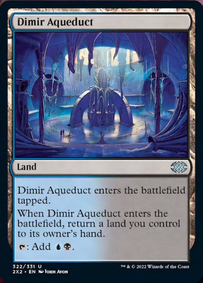 Dimir Aqueduct [Double Masters 2022] | Cards and Coasters CA