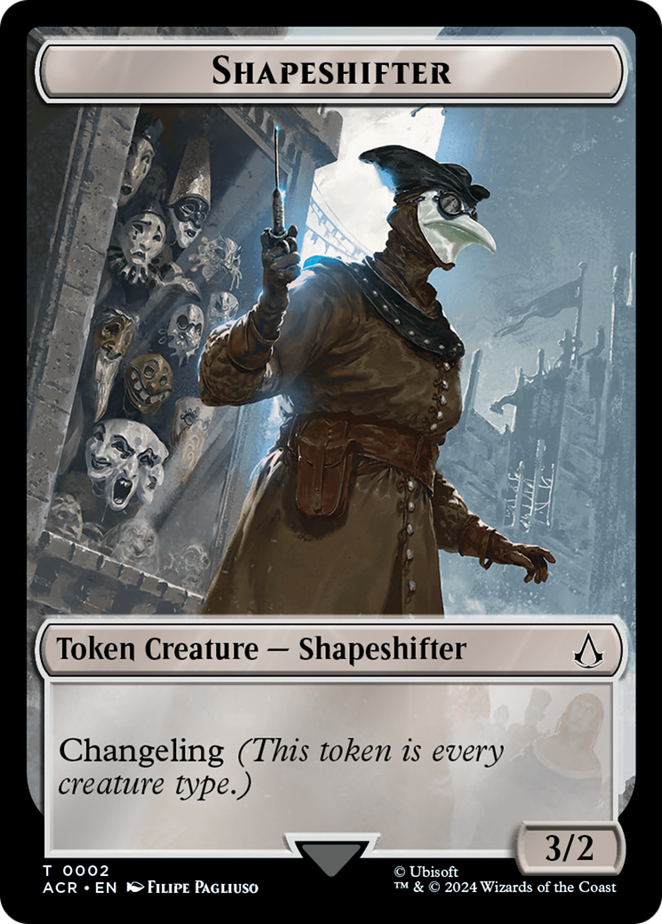 Shapeshifter Token [Assassin's Creed Tokens] | Cards and Coasters CA