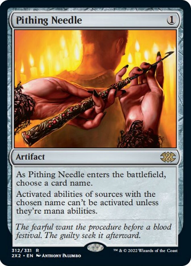 Pithing Needle [Double Masters 2022] | Cards and Coasters CA