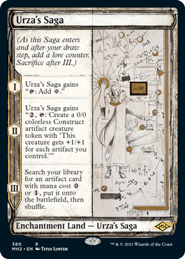 Urza's Saga (Sketch) [Modern Horizons 2] | Cards and Coasters CA