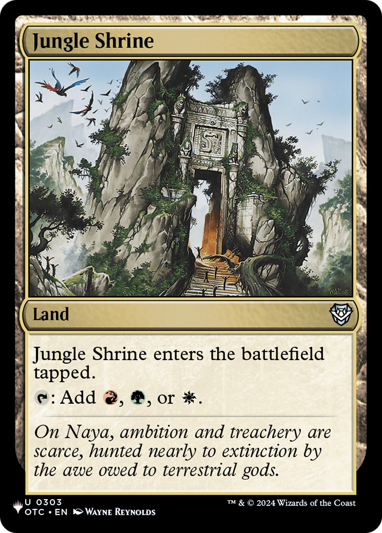 Jungle Shrine (OTC) [The List] | Cards and Coasters CA