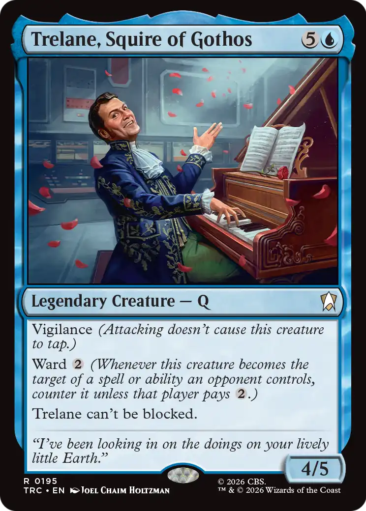 Trelane, Squire of Gothos [Star Trek Commander] | Cards and Coasters CA